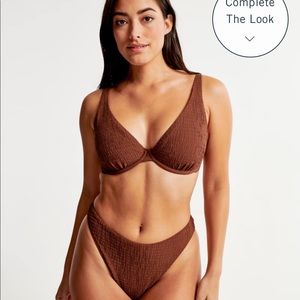 Abercrombie Curve Love Mid-Rise High-Leg swim